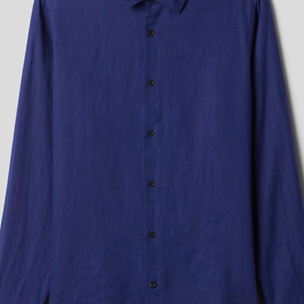 GAP Deep Blue Linen Shirt